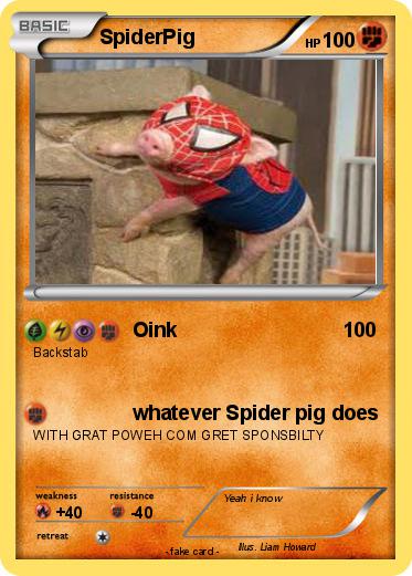 Pokemon SpiderPig