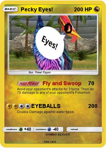 Pokemon Pecky Eyes!