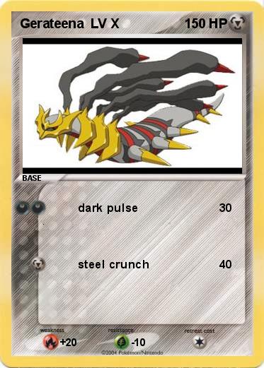 Pokemon Gerateena  LV X