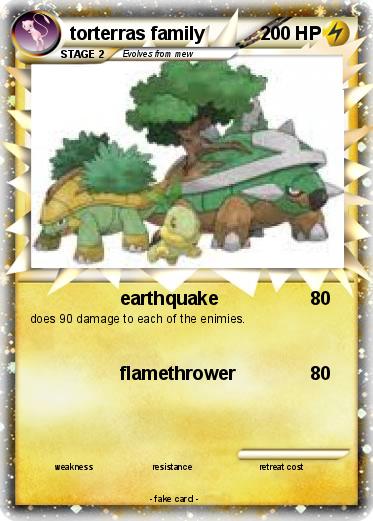 Pokemon torterras family