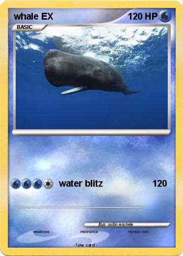 Pokemon whale EX