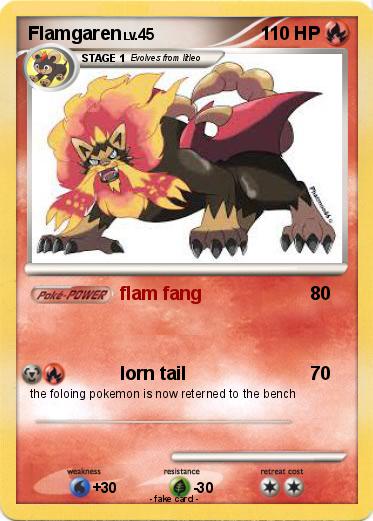 Pokemon Flamgaren