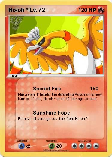 Pokemon Ho-oh * Lv. 72