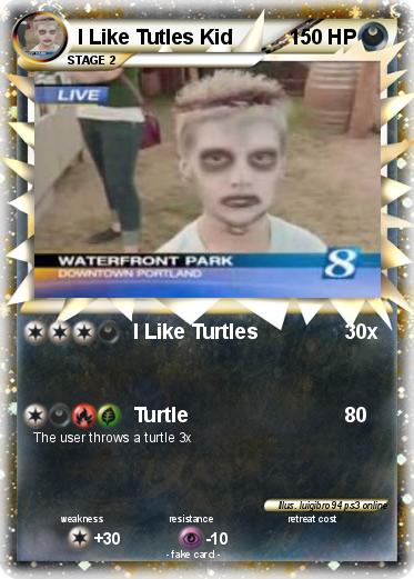 Pokemon I Like Tutles Kid