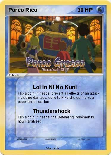 Pokemon Porco Rico