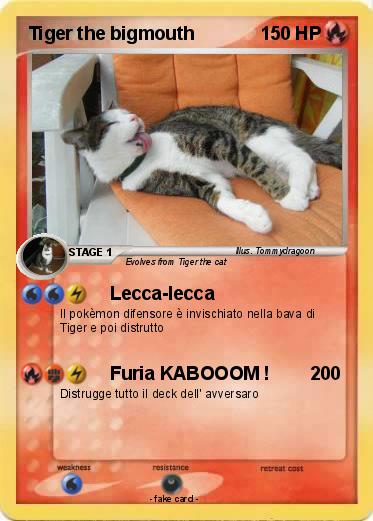 Pokemon Tiger the bigmouth