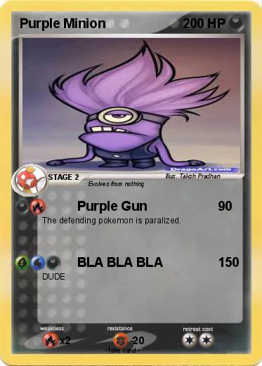 Pokemon Purple Minion