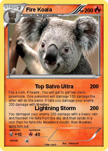 Pokemon Fire Koala