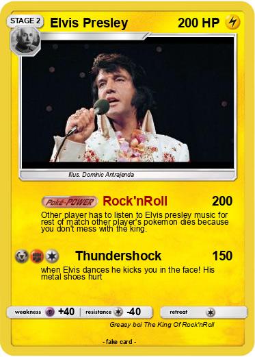 Pokemon Elvis Presley