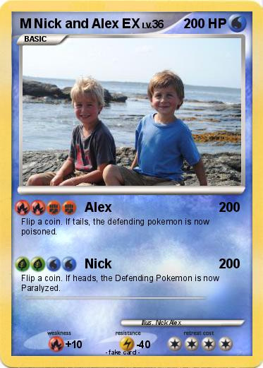 Pokemon M Nick and Alex EX