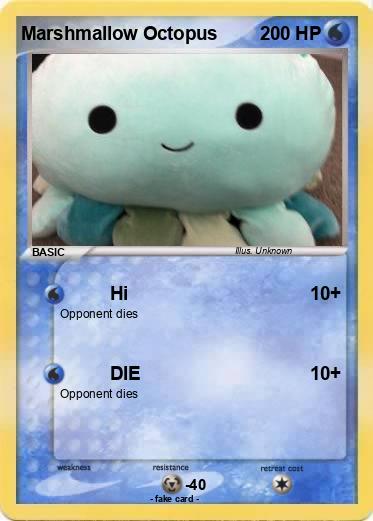 Pokemon Marshmallow Octopus