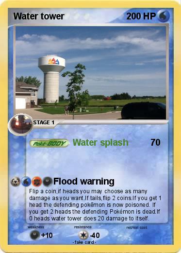 Pokemon Water tower