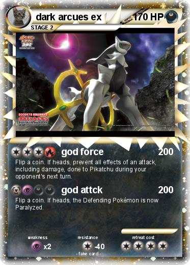 Pokemon dark arcues ex