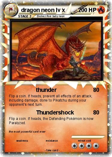 Pokemon dragon neon lv x