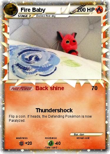 Pokemon Fire Baby