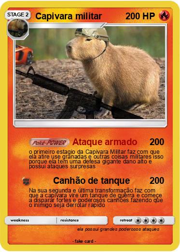 Pokemon Capivara militar