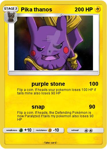 Pokemon Pika thanos