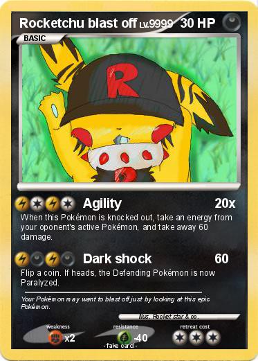 Pokemon Rocketchu blast off