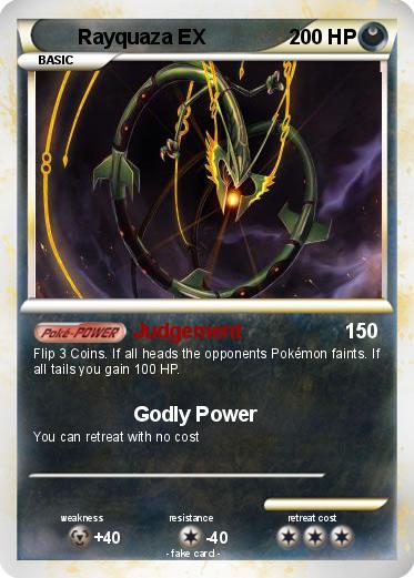 Pokemon Rayquaza EX