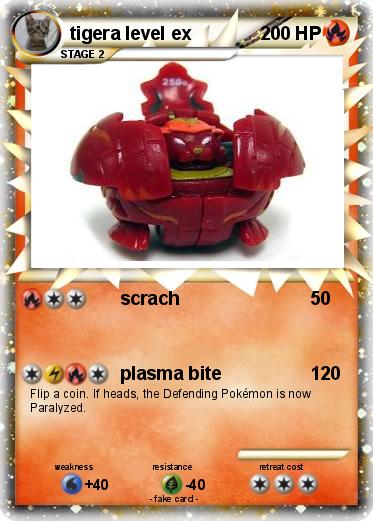 Pokemon tigera level ex