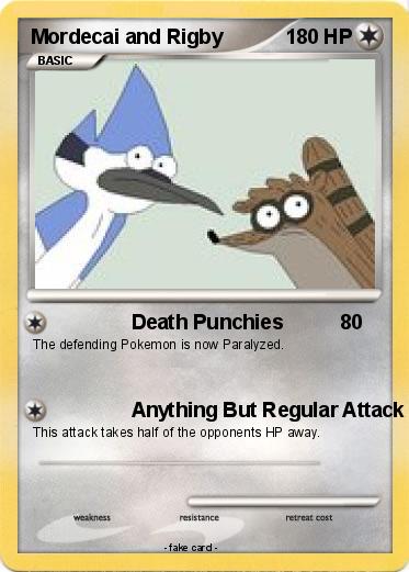 Pokemon Mordecai and Rigby