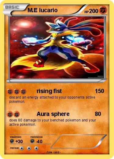 Pokemon M.E lucario