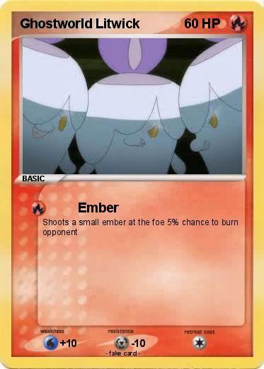 Pokemon Ghostworld Litwick