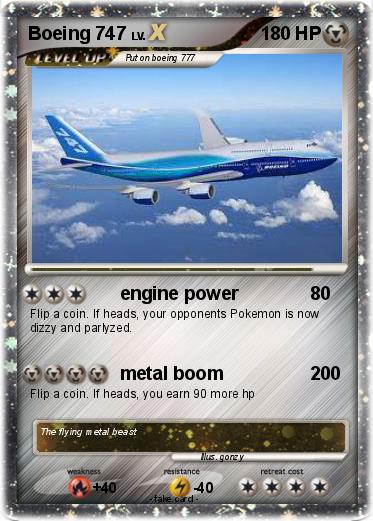Pokemon Boeing 747