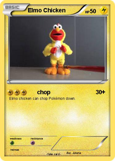 Pokemon Elmo Chicken