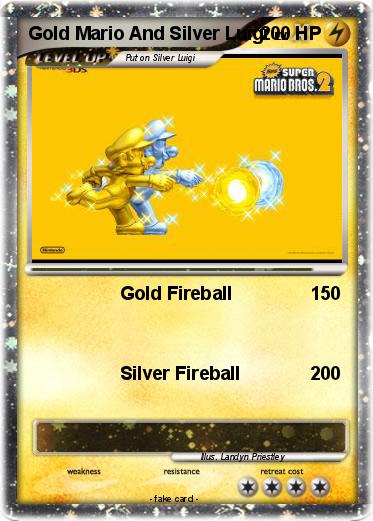 Pokemon Gold Mario And Silver Luigi