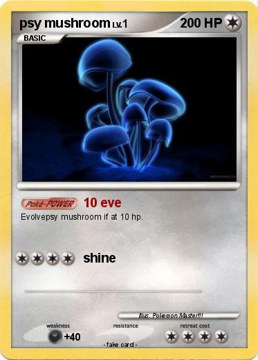 Pokemon psy mushroom