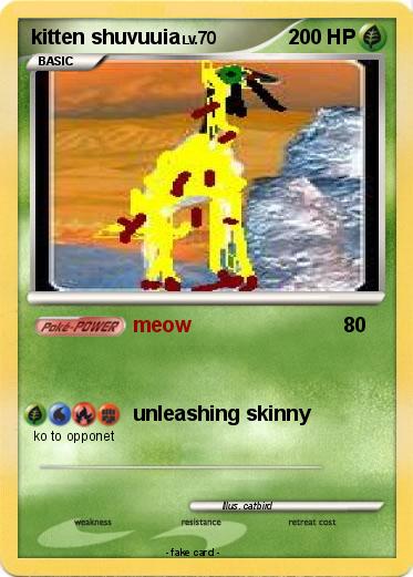 Pokemon kitten shuvuuia