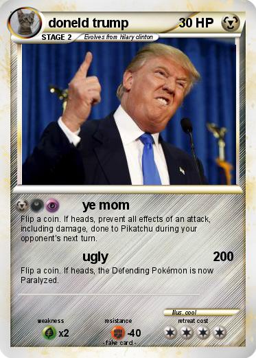 Pokemon doneld trump