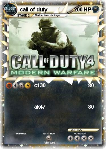 Pokemon call of duty