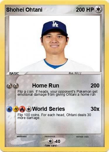 Pokemon Shohei Ohtani