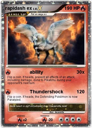 Pokemon rapidash ex Pokemon rapidash ex
