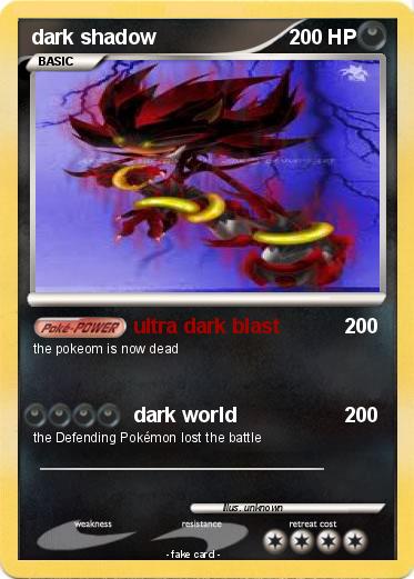 Pokemon dark shadow