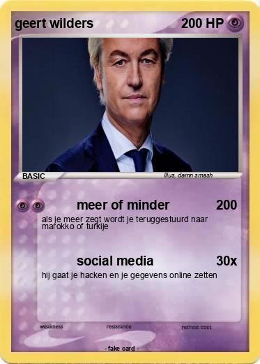 Pokemon geert wilders