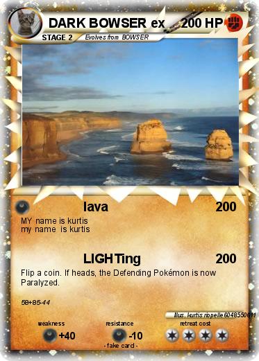 Pokemon DARK BOWSER ex