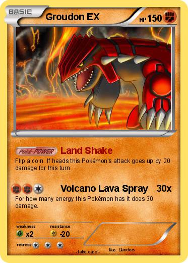 Pokemon Groudon EX