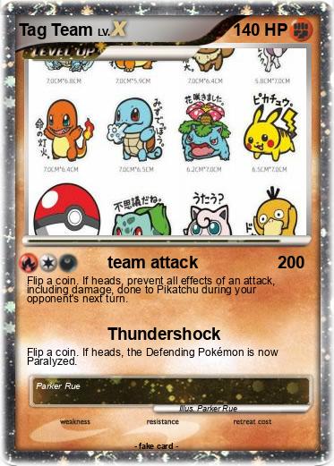 Pokemon Tag Team