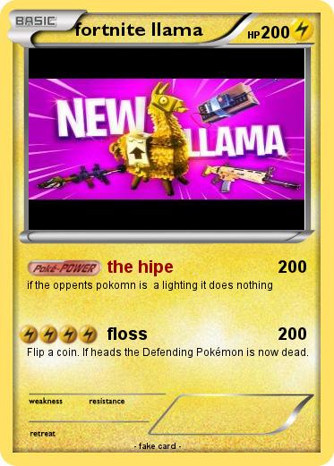 Pokemon fortnite llama