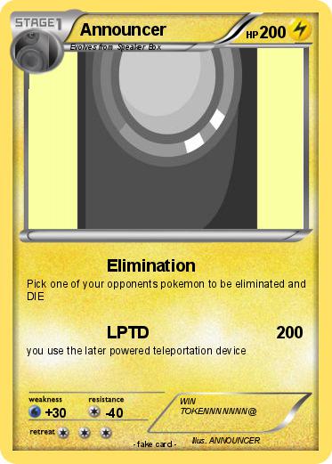 Pokemon Announcer