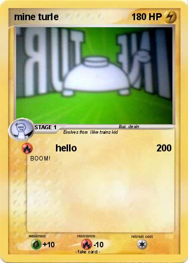 Pokemon mine turle