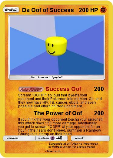 Pokemon Da Oof of Success