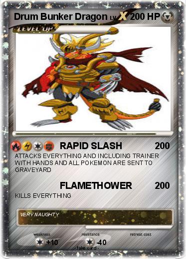 Pokemon Drum Bunker Dragon