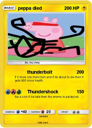 Pokemon peppa died