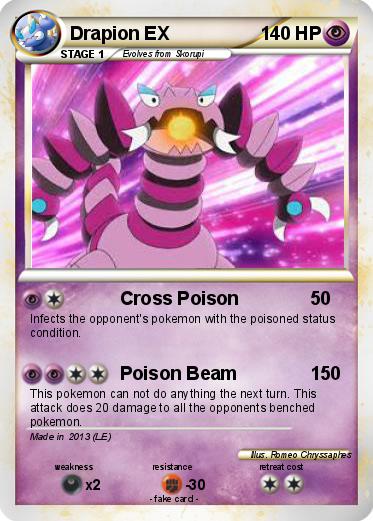 Pokemon Drapion EX