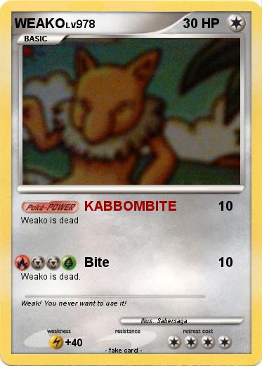 Pokemon WEAKO