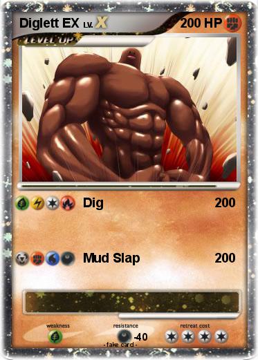 Pokemon Diglett EX